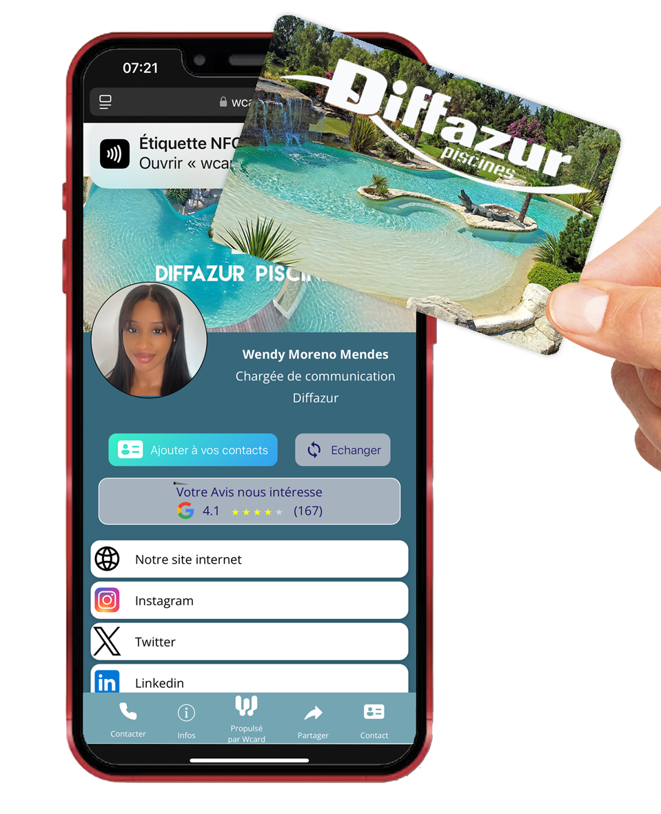 Iphone.wcard diffazur