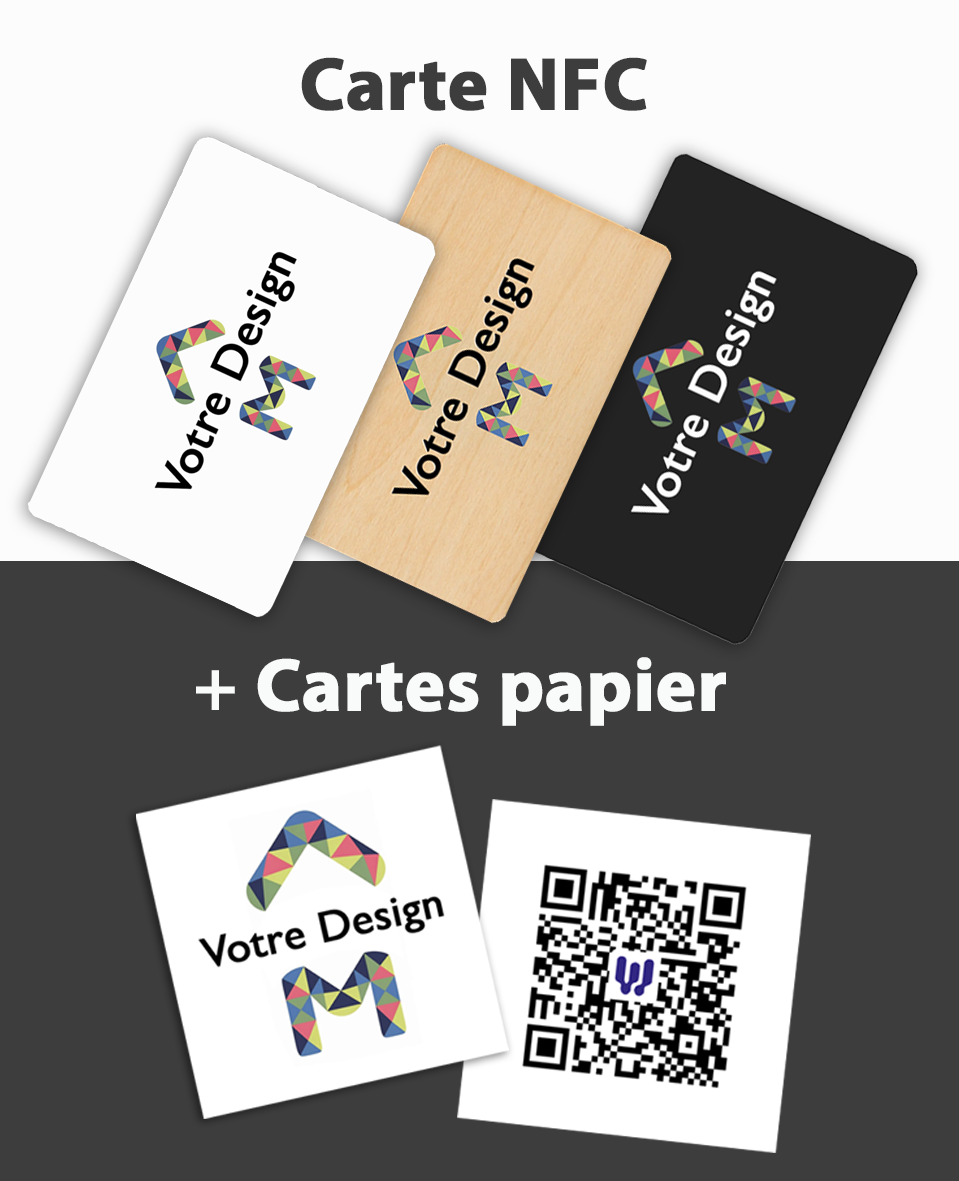 Pack Duo Wcard (NFC + Papier)